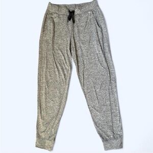 GAP Heather Gray Joggers with Black Accents